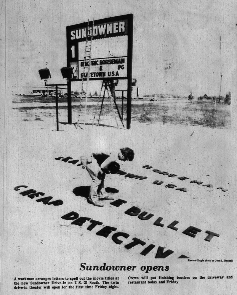 Sundowner Drive-In Theatre - Sundowner Drive In - May 22 1980 From Joe Perkette (newer photo)